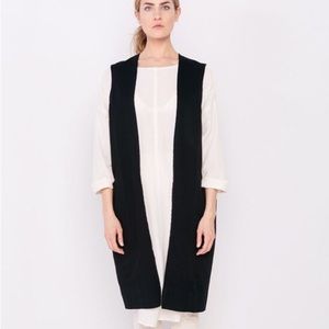 Elizabeth Suzann Keaton duster black cotton twill